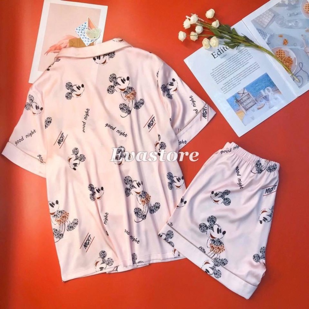 HIGH QUALITY SATIN PAJAMAS SET - Picture 3 of 5